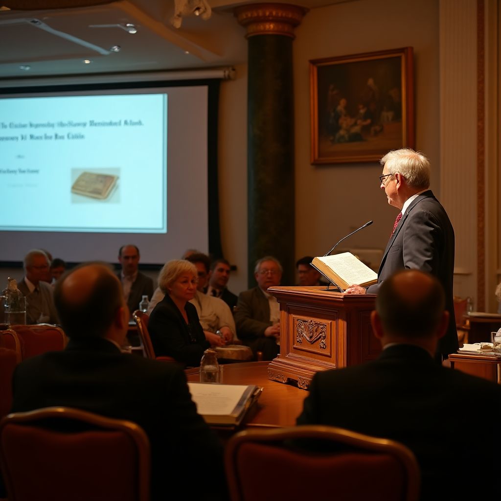 Conférence sur les livres anciens