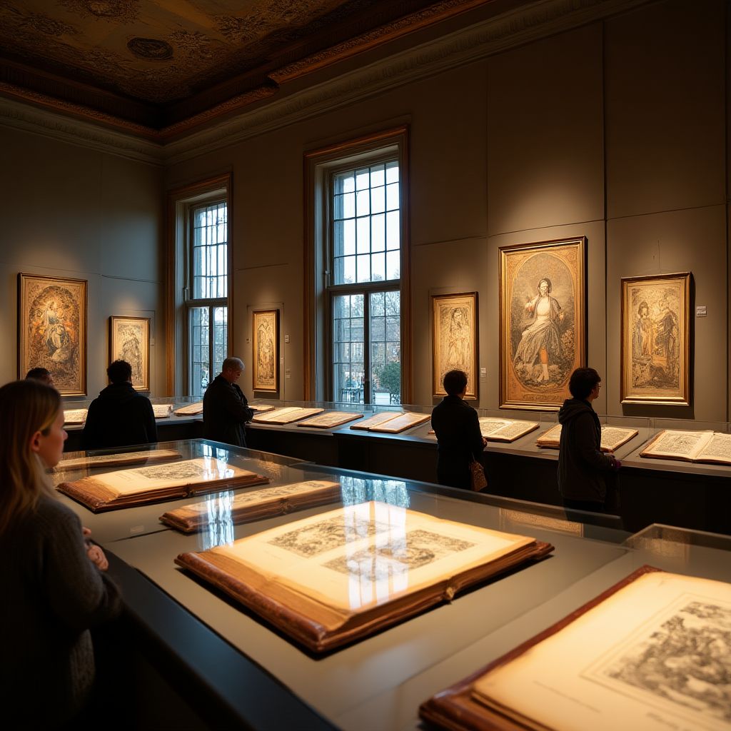 Exposition de livres illustrés