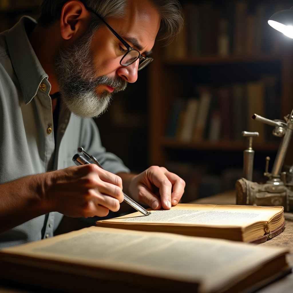 Restauration d'un livre ancien